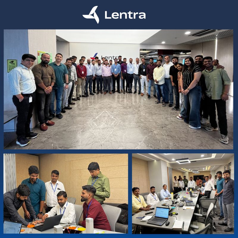 Professional group photograph at Lentra